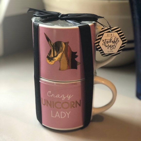 Other - Crazy Unicorn Lady Mug Set